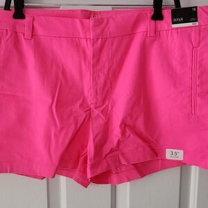 a.n.a High Waist Neon Pink Shorts